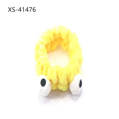 China Cute Xinsheng Fashion Accessories Eyes Custom Velvet Bath Fur Fancy Key Wrap for sale