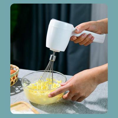 China 5 Adjustable Speeds and Easily Clean Functional Home Beater Mini Electric Handheld USB Hand Chargeable Mixer Egg Mixer for sale