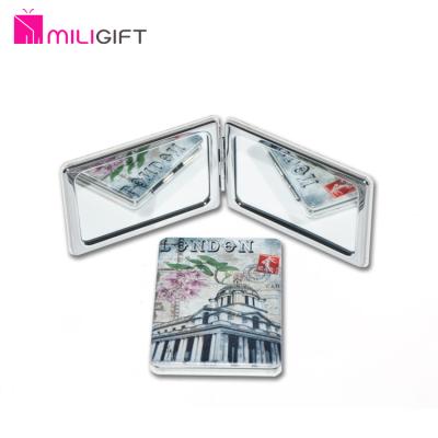 China China factory modern stylish metal pocket mirror cheap gift for sale