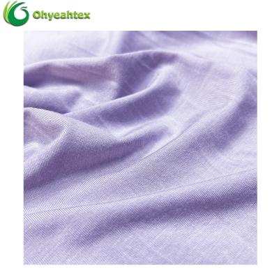 China Anti-bacteria Anti-bacteria Stretch 95 Fiber 5 Organic Bamboo Spandex Fabric Knitted For Baby Clothes for sale