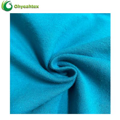 China New Design Organic French Terry Fabric Anti-Static Hemp Cotton Blend Fabric for sale