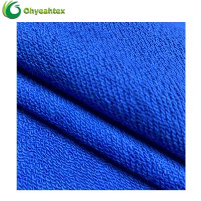 China Wholesale Certificate Solid Heavyweight Anti Static Knitted French Terry 100% Organic Cotton Fabrics For Clothing for sale