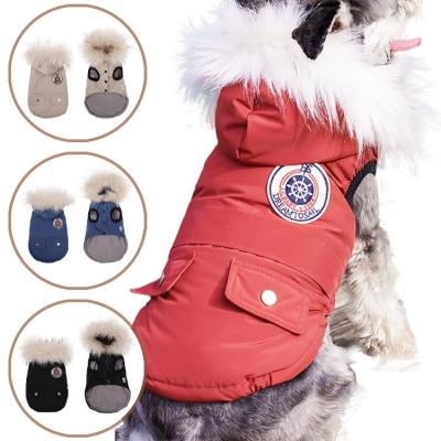 China Luxury Clothes Dog Coats Windproof Winter Outdoor Jackets for Small Medium Large Dogs for sale