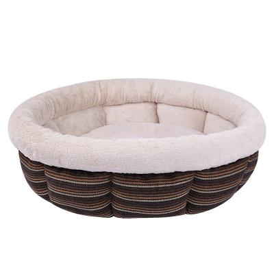 China Soft Cushion Kitten Donut Bed Scratch-Proof Cat Nest for Sustainable Indoor Cats and Dogs for sale