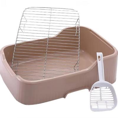 China Convenient Indoor Dog Potty Tray No Leak Spill Protection Wall and Easy Clean Design for sale