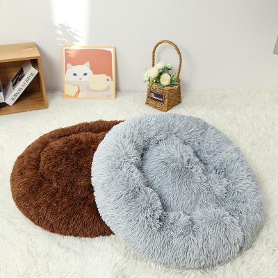 China Customization Service Provided Fluffy Ventilated Plush Luxury Pet Bed for Dogs and Cats for sale