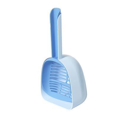 China Cat Litter Cleaning Blue Easy Scoop Shovel Accessories Simple Sifting Scooper for sale