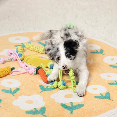 China Customization Service Provided Durable Braided Cotton Pet Chew Rope Toys for Puppies for sale