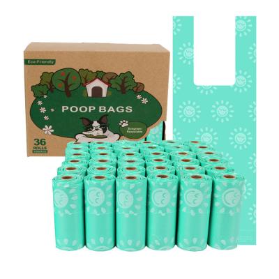 China Sustainable and Clean Solution for Collecting Dog Poop Biodegradable Pet Poop Bags for sale