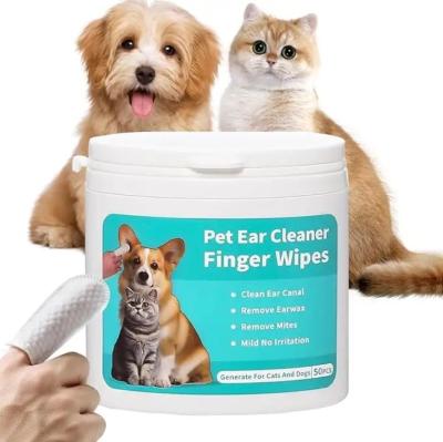 China Safe Unscented Friendly Pet Glove Wipes for Effective and Eco-friendly Ear Cleaning for sale