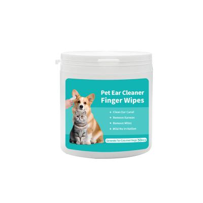 China Soft and Eco-friendly Universal Cat Dog Grooming Ear Wipes for Gentle Teeth Cleaning for sale