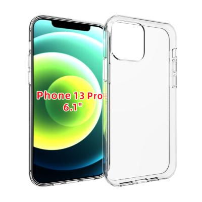 China Transparent Anti-drop Cell Phone Case For iPhone 13 Pro Max Case Clear Soft TPU Silicone Phone Case for sale