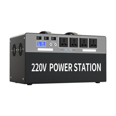 China Hot sale digital LED display power station lazada 220V show customized all in 1 2000W 300000mAh big capacity power bank module for southeast for sale