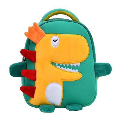 China Waterproof Neoprene Kids Backpack Comfortable Kids Toddler School Bags Dino Backpack Schoolbag For Boy for sale