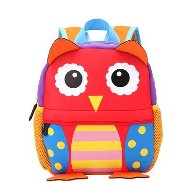 China Newest Student\Fasion Kindergarten Schoolbag Children With Cute Cartoon Backpack Neoprene Animal Schoolbag for sale