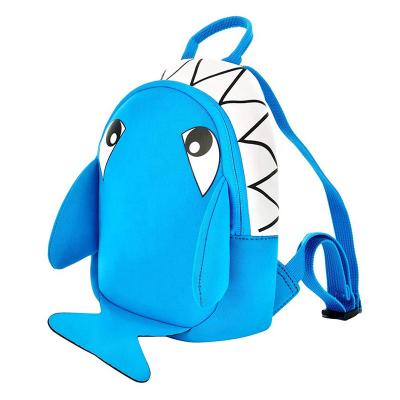 China Schools & New Design Neoprene 3D Schoolbag Kids Children Student Office Bags Waterproof Neoprene Backpack For Girls Boys Size Custom Logo for sale