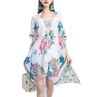 China High Quality Chiffon Chiffon Ladies Summer Beach Shawl Wraps 90cmX90cm for sale