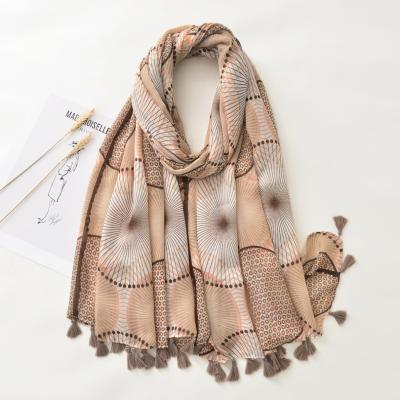 China Wholesale Polyester Polyester Women Spring Scarf Pashmina Shawl Elegant Women Slimy Scarf for sale