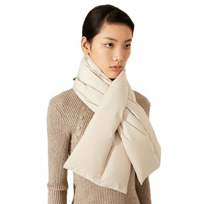 China Polyester Polyester Ladies Down Winter Neck Scarf for sale