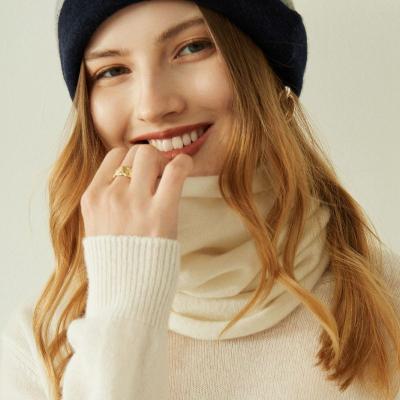 China High Quality Cashmere Cashmere Neck Warmer Knit Scarf Winter Muffler Ladies Scarf for sale