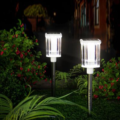 China Lawn New 8 Led Hot Sale Waterproof Outdoor Solar Powered Garden Light Lighting for sale