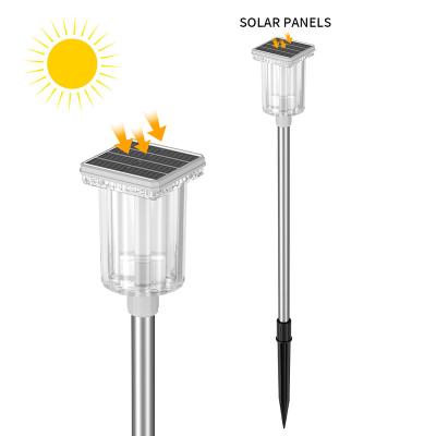 China New Hot Sale Garden LED Solar Gate Bulb Waterproof 8pcs Landscape Lighting LED Solar Lamp for sale