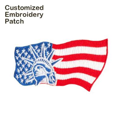 China China Custom Design Cactus Bow Embroidery Patches Iron On Bling Appliques for sale