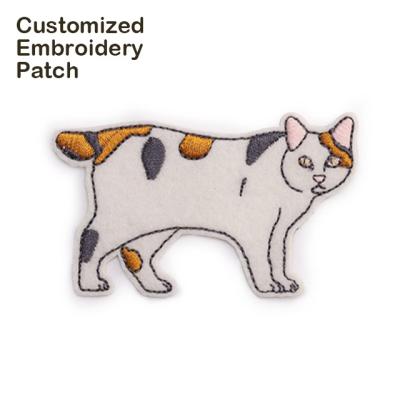 China Other Custom Lace Puff Patch Embroidery Patches Animal for sale