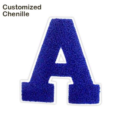 China Sustainable Pet University Chenille Patches 6Cm for sale