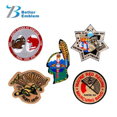 China Viable Logo Embroidery 3d Patch Adhesive Patches for sale