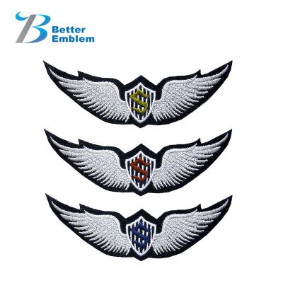 China 3D Pilot Wings TOGETHER CUSTOM Hat Officer Badge Abzeichen Distintivo for sale