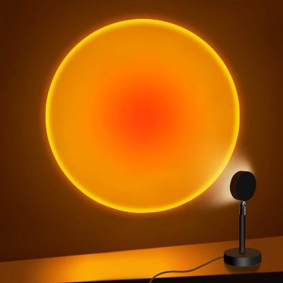 China Modern Atmosphere Led Night Light 16 Colors Sunset Projection Decoration Sunset Lamp Light for sale