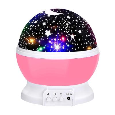 China Modern Sky Light Projector Imagination Rotating Sky Romantic Stars Spherical Atmosphere Led Children's Night Light Christmas for sale