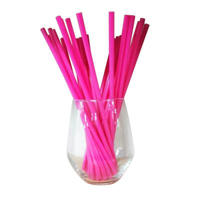 China Cornstarch 100% PLA Straws Disposable Biodegradable Non Plastic Drinking Straw for sale