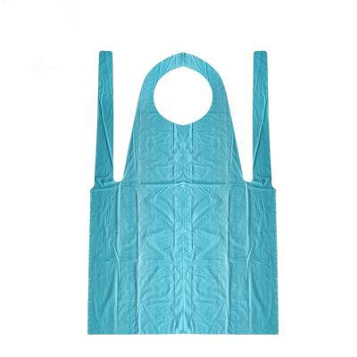 China High Quality Biodegradable Kitchen Cleaning Unisex Cooking Plastic Apron For Chef for sale