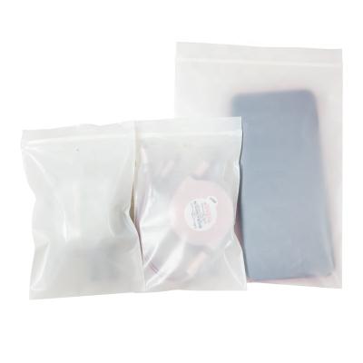 China BIODEGRADABLE 100% compostable matte frosted semi transparent plastic material PLA zipper packaging bags for small accessories for sale