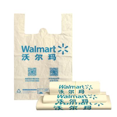 China China Recyclable OEM Customized Logo Carry Bag Design Heavy Duty Shopping Packaging Bags Supplier HDPE Plastic Take Out Bags for sale