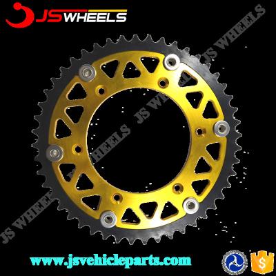 China Aluminum / Steel SXF EXCEPT SX EXCEPT 125 250 Motocross Supermoto CNC Chain Sprocket for sale