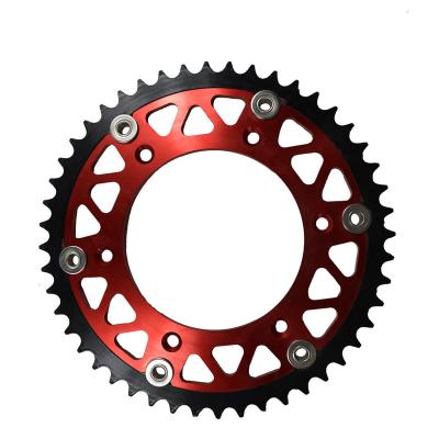 China Aluminum / Steel Motorcycle Parts Crf 450 Motocross 51t Sprocket for sale