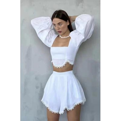 China A6477 Korean Summer Casual Wear Elegant White Anti-wrinkle Clothes Dresses For Woman for sale