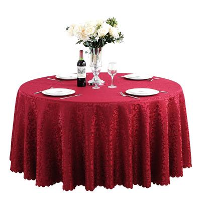 China Table Cover Tablecloths Round Table Linen Clothes Wedding Table Cloth 100% Polyester for sale