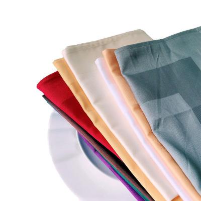 China 100% Satin Woven Napkin Cotton Towel Style For Home Hotel Restaurant 50*50cm for sale