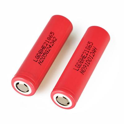 China long span life  HE2 2500mAh li ion 18650 rechargeable battery for electric toys for sale