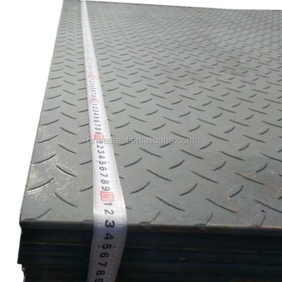 China DESLICHING TREATMENT Hot Dipped Galvanized Steel Checkered Plate For Sale Thickness ASTM A36 Q235B SS400 5mm for sale