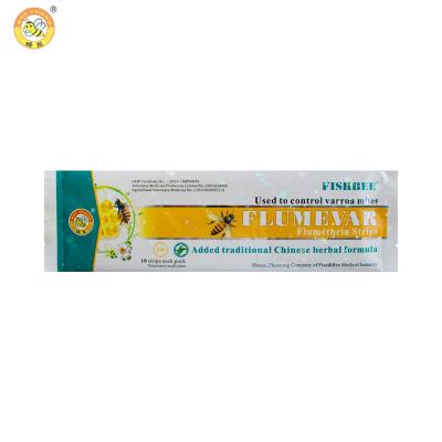 China Bee Farm Beekeeping Plants Flumethrin 10 Strips Chinese Herbal Kill Bee Varroa Mite Flumevar Treatment Medicine Bee Preservation Herbal for sale