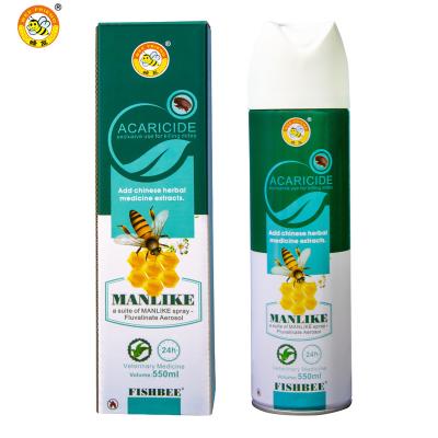 China Treatment For Bee Mites Beekeeping Tools Aerosol Fluvalinate 550ML Kill Bee Varroa Treatment Medicine Bee Conservation Chinese Herbal Spray for sale