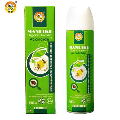 China Bee Farm Beekeeping Tools 550ML Kill Bee Varroa Treatment Chemical Free Chinese Herbal Medicine Bee Preservation 100% Organic Spray Aerosol for sale