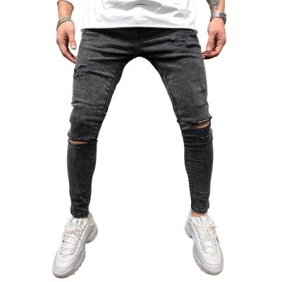 China Pencil pants 2022 wholesale new fashion men's jeans men's wash cotton denim fabric custom slim jeans for men for sale