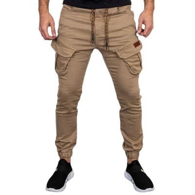 China Other New Arrive Multi-pocket Cargo Pants Custom Elastic Pants Plus Size Men's Trousers And Cargo Pants for sale