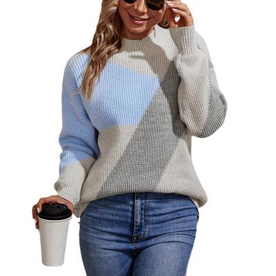 China New Design Knitwear Manufacturers New Design Breathable Collar Sweater High Quality Multi Color Multi Color Knit Women's Sweater for sale